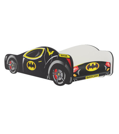 Lit enfant voiture Batman batcar avec matelas et sommier inclus