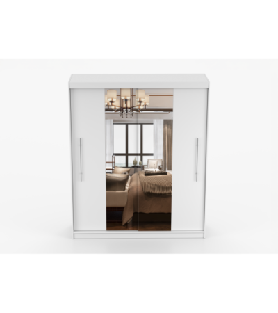 Armoire Eireen I 203 cm avec miroir