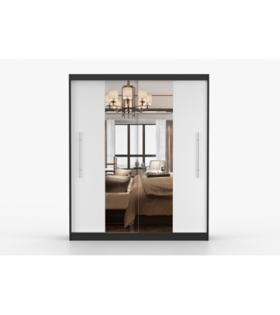 Armoire Eireen I 203 cm avec miroir
