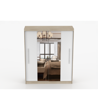 Armoire Eireen I 203 cm avec miroir