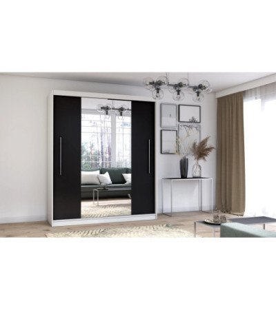 Armoire Eireen I 203 cm avec miroir