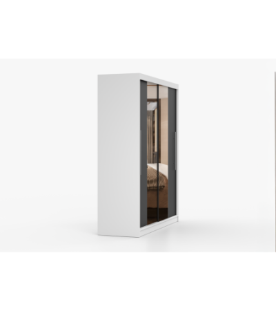 Armoire Eireen I 203 cm avec miroir