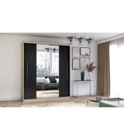 Armoire Eireen I 203 cm avec miroir