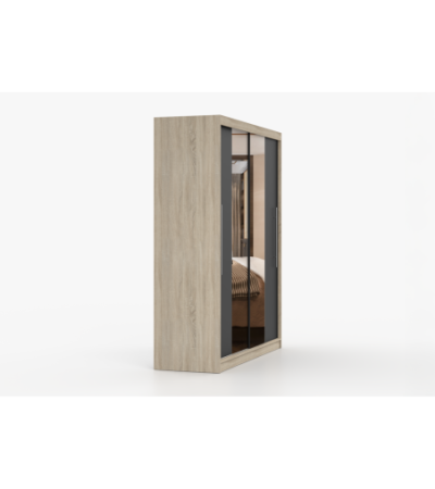 Armoire Eireen I 203 cm avec miroir