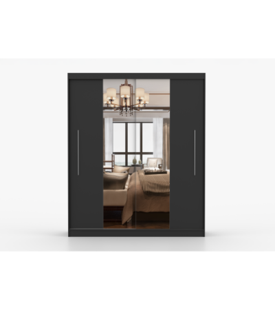 Armoire Eireen I 203 cm avec miroir