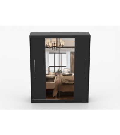 Armoire Eireen I 203 cm avec miroir