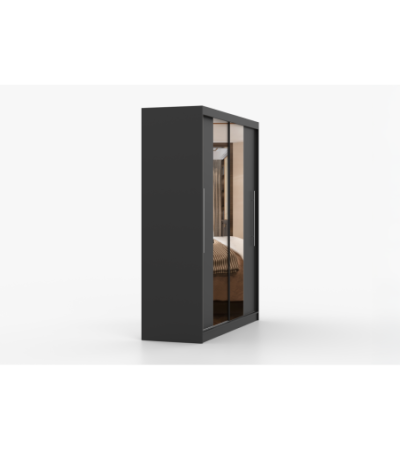 Armoire Eireen I 203 cm avec miroir