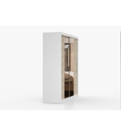Armoire Eireen I 203 cm avec miroir