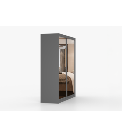 Armoire Solènea 183 cm avec miroir
