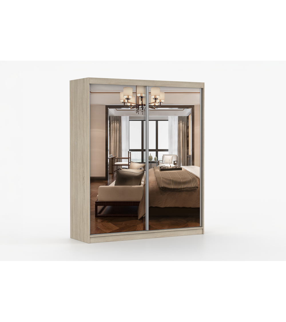Armoire Solènea 183 cm avec miroir