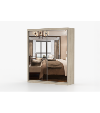 Armoire Solènea 183 cm avec miroir