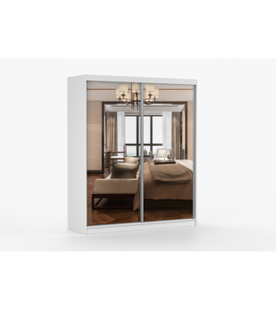 Armoire Solènea 183 cm avec miroir