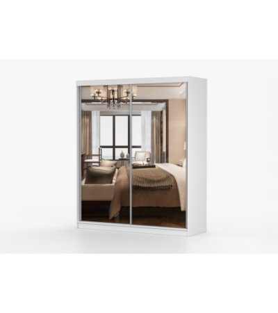 Armoire Solènea 183 cm avec miroir