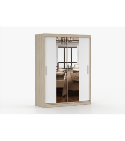 Armoire Aenora 150 cm avec miroir
