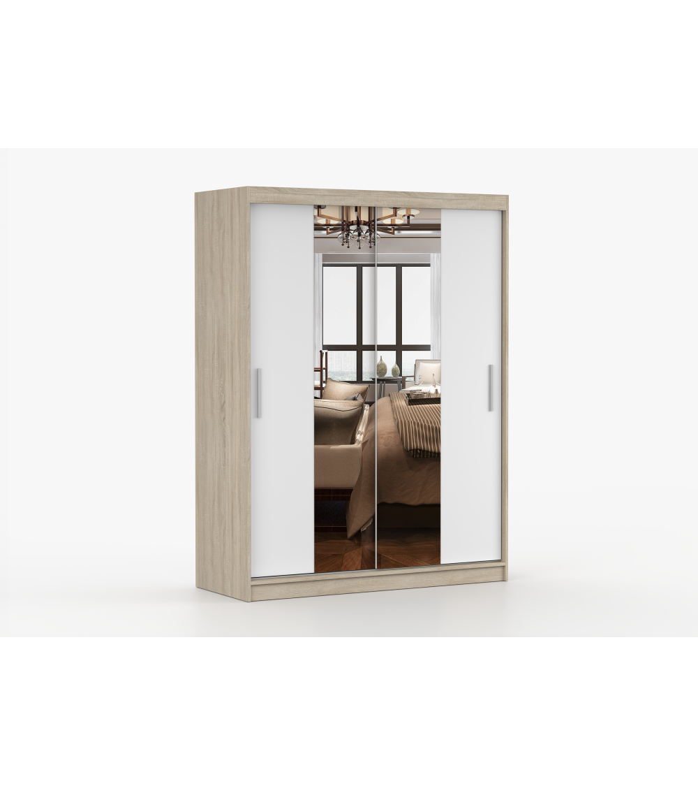 Armoire Aenora 150 cm avec miroir