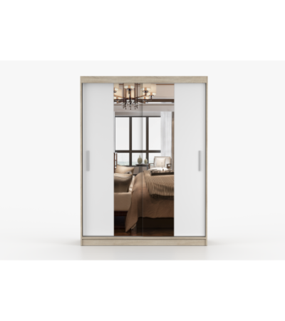 Armoire Aenora 150 cm avec miroir
