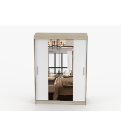 Armoire Aenora 150 cm avec miroir