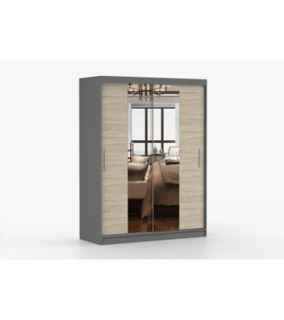 Armoire Aenora 150 cm avec miroir
