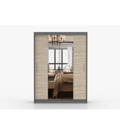 Armoire Aenora 150 cm avec miroir