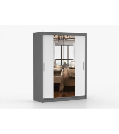 Armoire Aenora 150 cm avec miroir