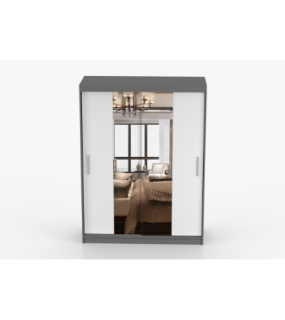 Armoire Aenora 150 cm avec miroir