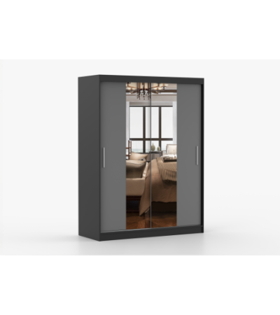 Armoire Aenora 150 cm avec miroir