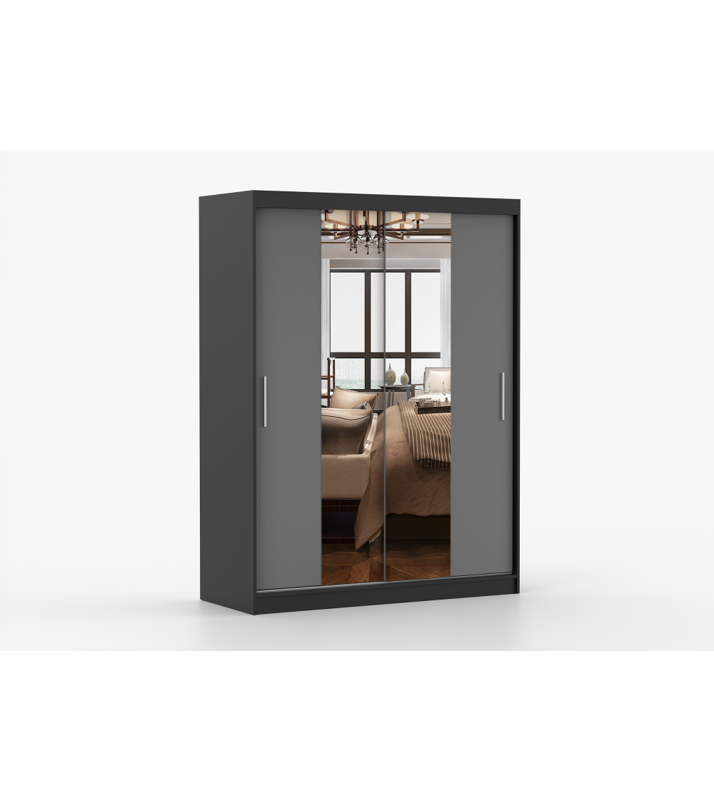 Armoire Aenora 150 cm avec miroir