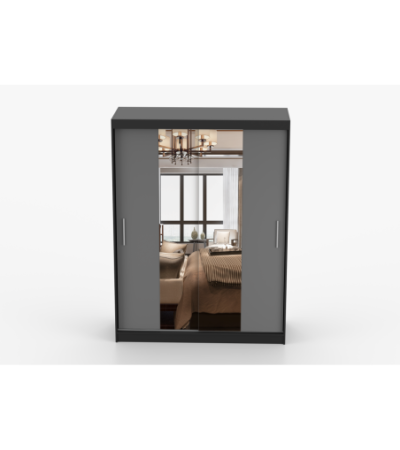 Armoire Aenora 150 cm avec miroir