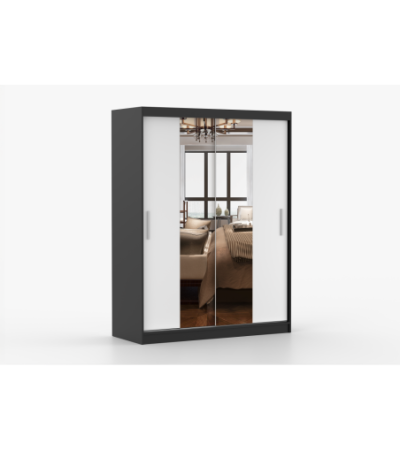 Armoire Aenora 150 cm avec miroir