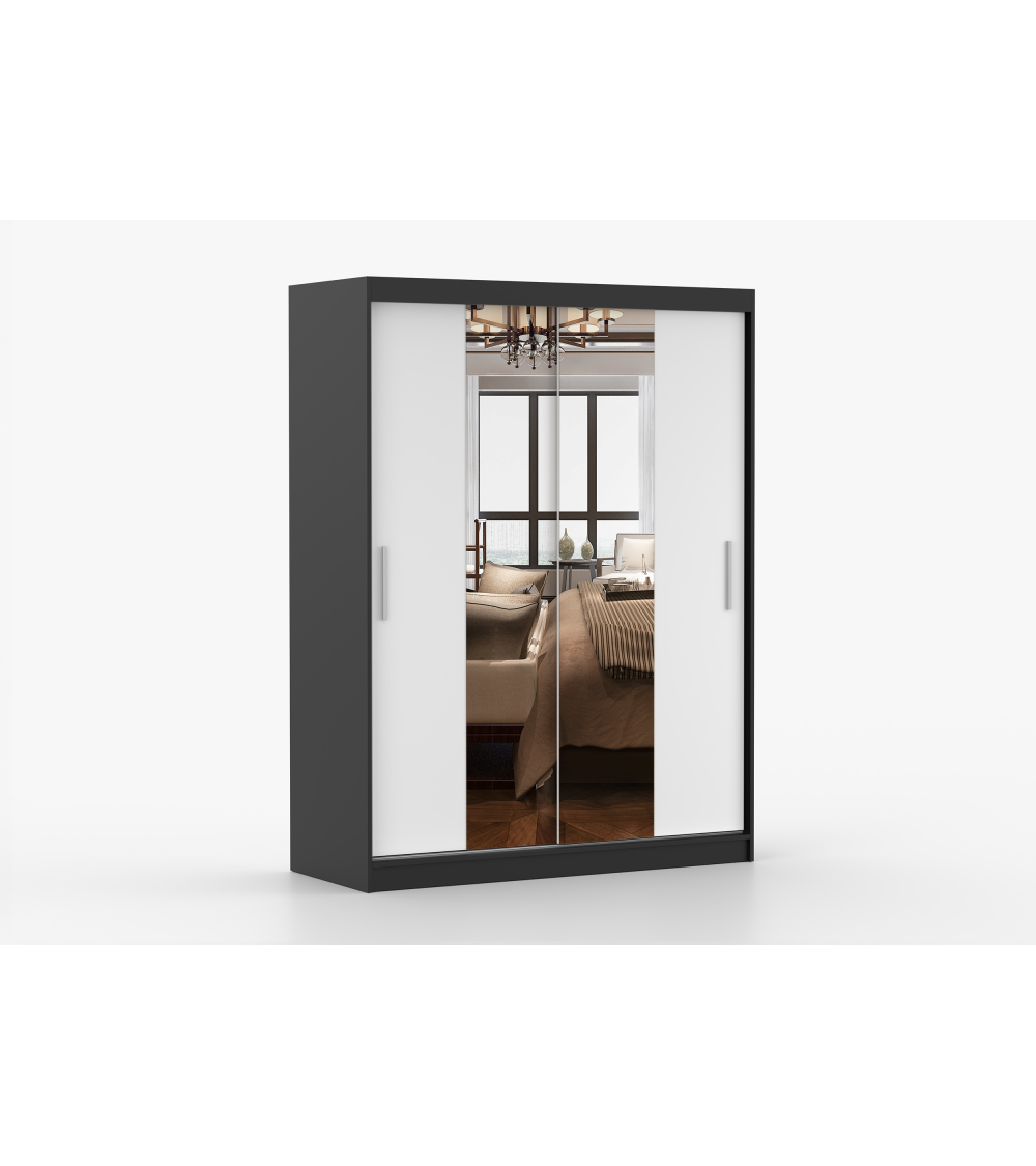 Armoire Aenora 150 cm avec miroir