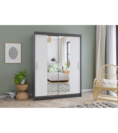 Armoire Aenora 150 cm avec miroir