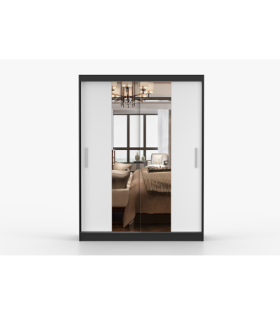 Armoire Aenora 150 cm avec miroir