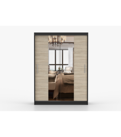 Armoire Aenora 150 cm avec miroir