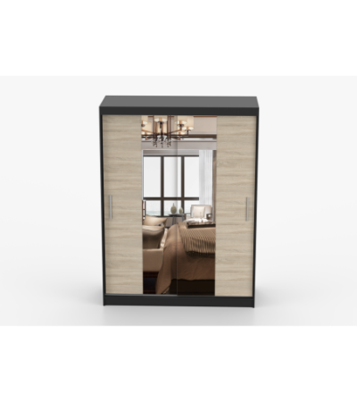 Armoire Aenora 150 cm avec miroir