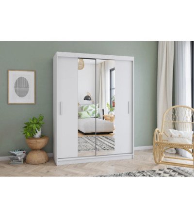 Armoire Aenora 150 cm avec miroir