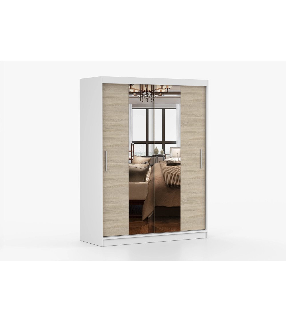 Armoire Aenora 150 cm avec miroir