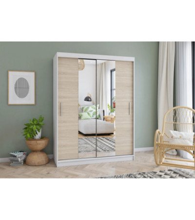 Armoire Aenora 150 cm avec miroir