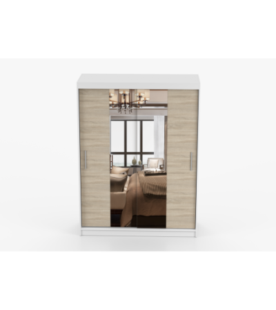Armoire Aenora 150 cm avec miroir