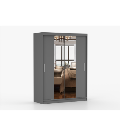 Armoire Aenora 150 cm avec miroir