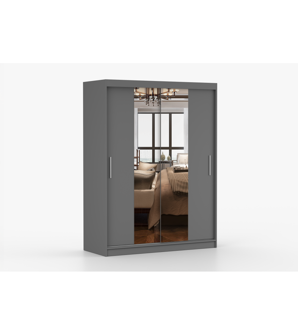 Armoire Aenora 150 cm avec miroir