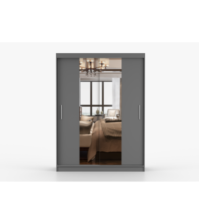 Armoire Aenora 150 cm avec miroir