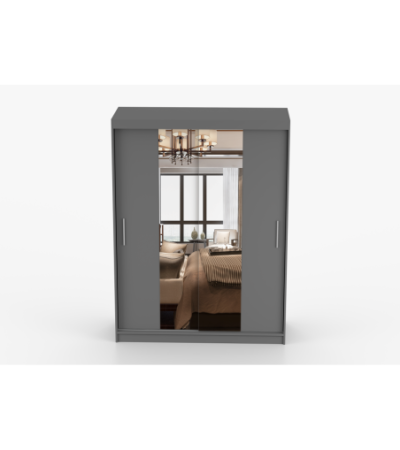 Armoire Aenora 150 cm avec miroir