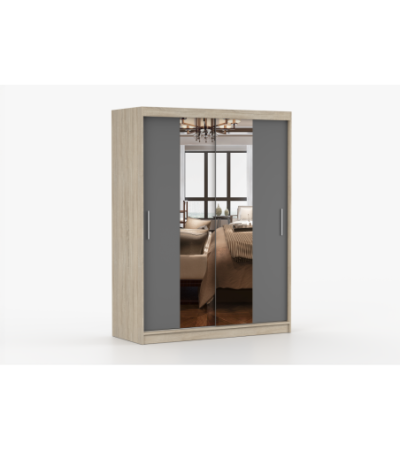 Armoire Aenora 150 cm avec miroir