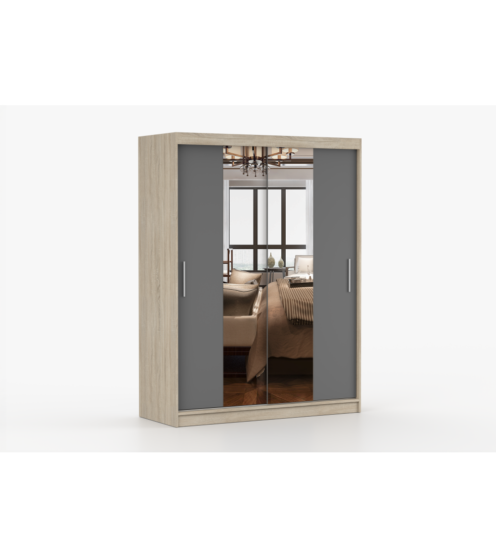 Armoire Aenora 150 cm avec miroir