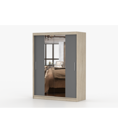 Armoire Aenora 150 cm avec miroir