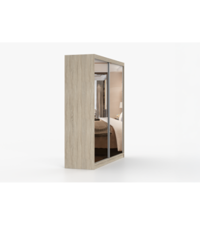 Armoire Solènea 203 cm avec miroir