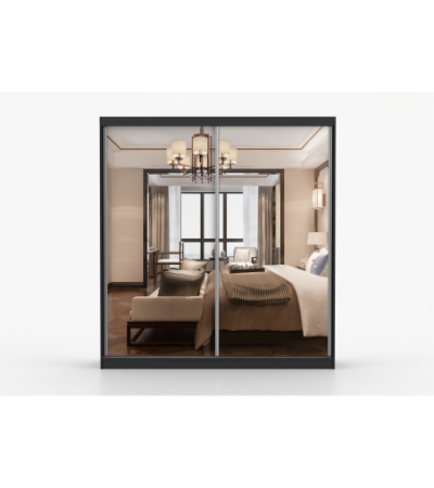 Armoire Solènea 203 cm avec miroir