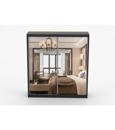 Armoire Solènea 203 cm avec miroir