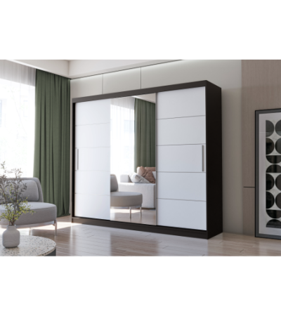 Armoire Théana avec miroir 250 cm