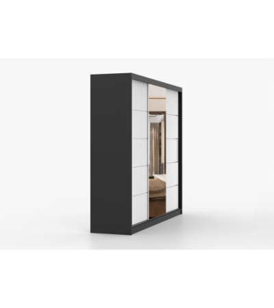 Armoire Théana avec miroir 250 cm